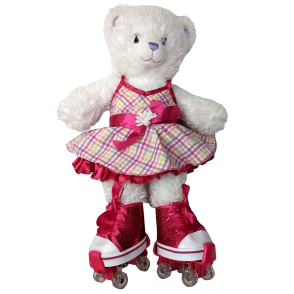 Build-A-Bear Outfit Dress & Roller Glitter Shoes - Picture 2 of 10